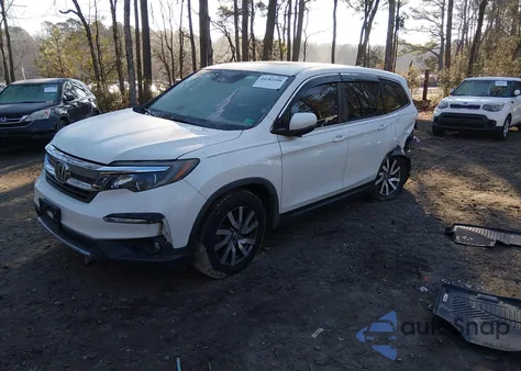 2019 Honda Pilot Ex-L from USA, damaged, VIN 5FNYF6H53KB006545